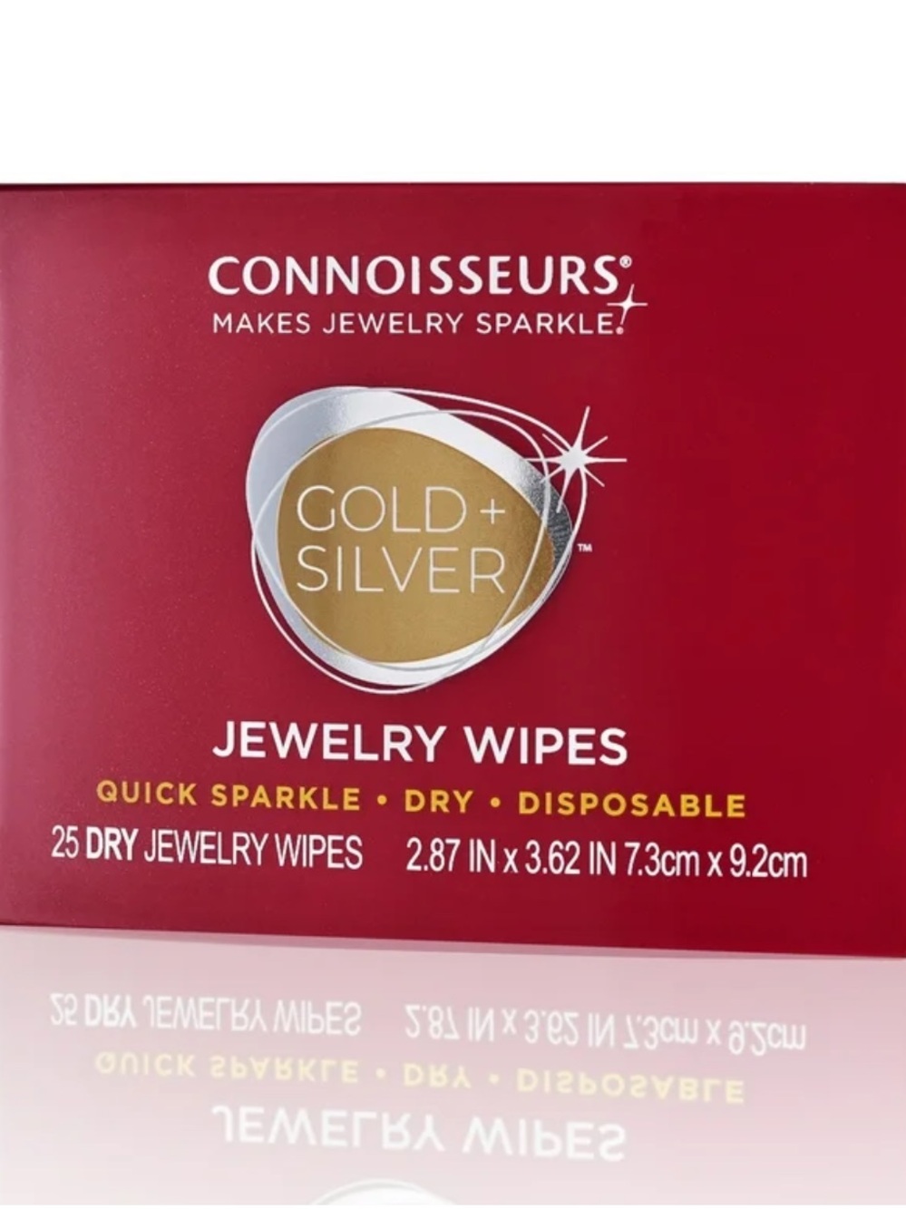 Connoisseurs Gold & Silver Jewelry Wipes — Red Pack NWT